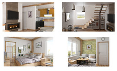 Modern A-Frame 2 Bedrooms, 2 Bathrooms Guest House Plans Architecture Plans 760S