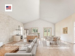 White Oak Modern Custom Barndominium – 84′ x 38′ House Plan Design – 3 Bed 2.5 B