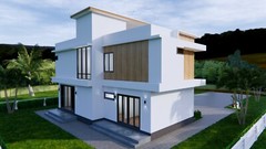41×35 Feet Small House Plan 12.4×11 Meter 4 Beds 4 Baths Terrace (A4 Hard Copy)