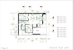 26×33 Feet House Plans 8×10 Meter 2 Bedrooms Terrace Roof PDF (A4 Hard Copy)