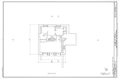 4 bedroom open plan home by Frank Lloyd Wright, printed architectural drawings