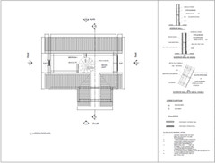 34’x28’ 1 Bedroom, 1 Bath Cozy A-Frame Cabin Architectural Plans PDF Download.