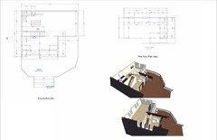 A-Frame Cabin Plans with Loft Mezzanine – 931 sqft, Rustic Style, Painted Finish