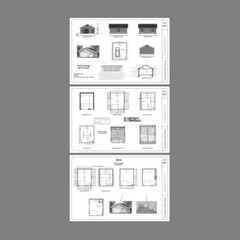 20×24 1-Car Garage — 480 sq ft — PDF Floor Plan — Model 3A