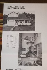 Vintage Women’s Day House Plans, Blue Print, A Small House WD Award Winner, 1982