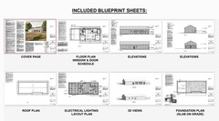 Nordic Barndominium Modern House Open Plan Design 80 x 32 – 3 Bed 2 Bath – Drawi