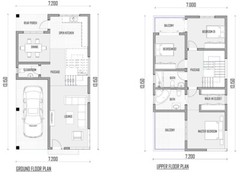 Modern house plan | 3 Bedroom & 3 Bathroom | 2 Story house