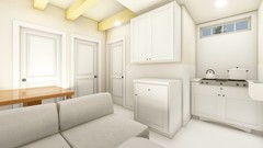 6x5m Tiny Home Plans – 2 Bedrooms, Washroom, Living Room, Mini Kitchen Design