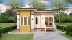 Custom Small House Plan 23×20 Feet 7×6 Meter 2 Beds 1 Bath Shed (A4 Hard Copy)