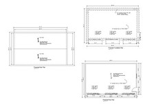 22’X36′- 36’X22′ GARAGE PLANS GABLE ROOF GARAGE PLANS 20-2236-GBL-6-8