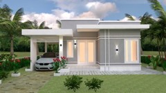 House Design Plan 9×12 Meter 30×40 Feet 3 Bedrooms Terrace Roof (A4 Hard Copy)