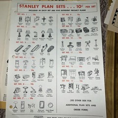 VTG 1948 Stanley – Early American Designs Booklet Series A & B – 30 Total Plans+