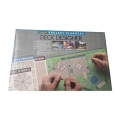 Stanley Project Planners Deck Designer Scale Gridboard Brand New Sealed