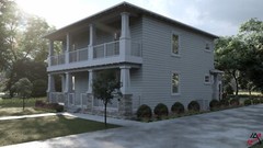 BLUEPRINTS AMERICAN FOURSQUARE 2-STORY PLAN ARCHUP #125