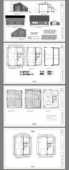 34×42 1 RV Garage – 1 Bedr Apartment – 1,400 sq ft – PDF Floor Plan – Model 2C
