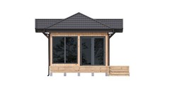 25×18 Backyard Office / Bar / Tiny House Architectural Build Plans PDF Download