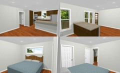 20×24 Duplex — PDF Floor Plan — 960 sq ft — Model 2