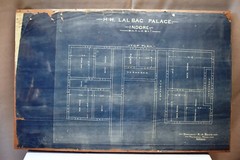 Antique Lal Bagh Palace Indore Architectural Top Plan & Lay-Out 1926 Circa Old”1