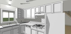 Small House Plans 1008 sq.ft. 3 bedrooms outdoor deck upper loft FREE SHIPPING