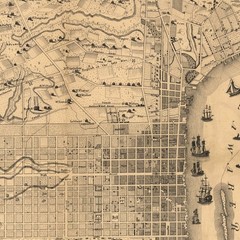 Philadelphia 100 Years Ago 1875 Vintage City Map Historical Wall Art Print