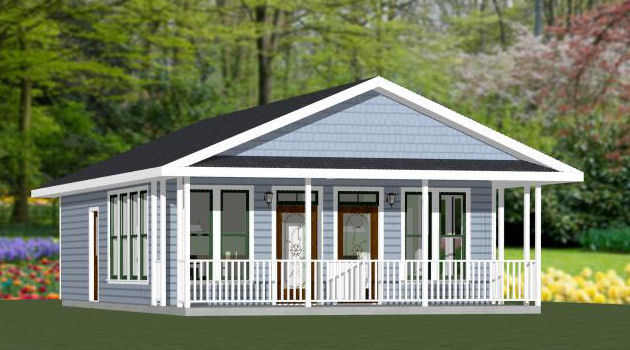 24×30 Duplex — PDF Floor Plan — 720 sq ft — Model 2