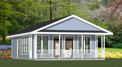 24×30 Duplex — PDF Floor Plan — 720 sq ft — Model 2