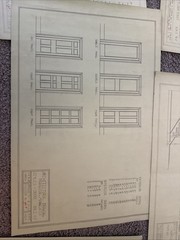 Architectural House Blueprints Plans Mid Century Modern Home 1941 MN 17 Pieces Z