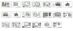 Traditional 2-car Detached Garage Plan with Attic and Carport