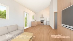 ADU Tiny House Cabin 2 bed 1 bath (30’x25′) 750SF Custom House Plans and Bluepri