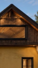Tiny home house building plan gable roof blueprint 2 lofts 1 bathroom
