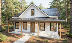 1,100 Sqft (Living) Modern Farm House with – 2 Bd, 2 Ba
