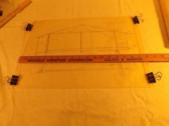VINTAGE HOUSE BLUEPRINTS #5— 12″ X 18″ SEE PICTURES 7 PAGES