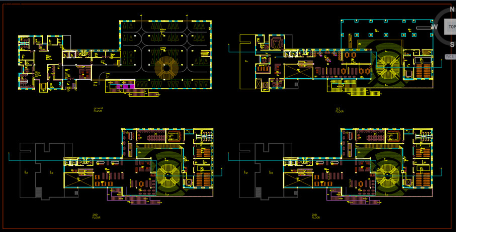 Unique Public Library Building Plan DWG – Limited Offer!