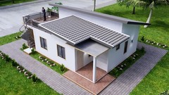 26×36 Feet Small House Plan 8×11 Meter 3 Beds 2 Baths Shed PDF (A4 Hard Copy)