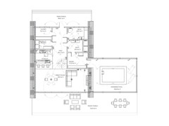 63’x59’ 3 Beds, 2.5 Baths Cozy A-Frame House Architectural Plans PDF Download.