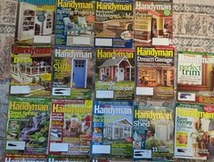 Lot 18 Family Handyman Magazines 2005 – 2007 , Backyard- Shed – Organize – Deck