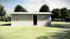 Tiny Home Plans 25’x33’ – 825 sqft Two Bedroom Bungalow Cabin – Design Plans