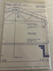 84 Lumber plans, lot of 2: 2-car garage, pole barn