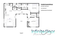 ADU CASITA SMALL HOME TINY HOME FLOOR PLANS MODERN OPEN FLOOR PLAN DESIGN