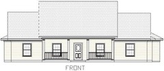 Abbigale 2161G 1 BRICK home, house plan 4 beds, 2.5 baths PDF