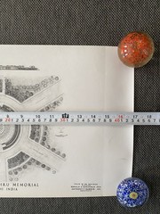 Vintage Felix De Weldon Personal Plans Blueprint Nehru Memorial New Delhi India