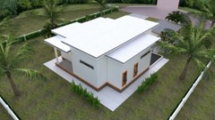 35×35 Feet House Plans 10.7×10.5 Meter 2 Beds 2 Baths Flat PDF (A4 Hard Copy)
