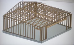 PERMIT READY 24′ x 22′ GARAGE PLAN DRAWN TO SCALE BLUEPRINTS AND MATERIALS LIST