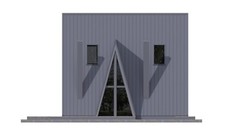 45’x57’ 4 Beds, 2 Baths A-Frame Cabin Architectural Build Plans PDF.