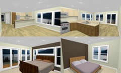 28×36 House — 2 Bedroom 1.5 Bath — 1,170 sq ft — PDF Floor Plan — Model 4A