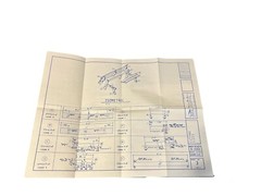 Vintage Manual UCANDO Picnic King Bench And Table Blue Print Design B2003 DIY