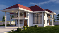MODERN 5 BEDROOM VILLA PLAN