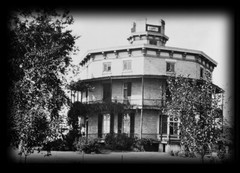 Authentic Victorian Octagon House Plans, wraparound porches, printed drawings