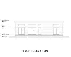 Modern Cabin House, 20′ x 44′, 880 Sq Ft, Tiny House, Architectural Plans