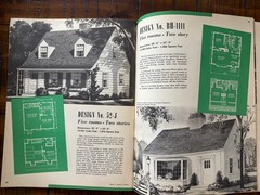 Vintage Mid Century MCM 69 Beautiful Homes Of Wood House Plans Book Catalog
